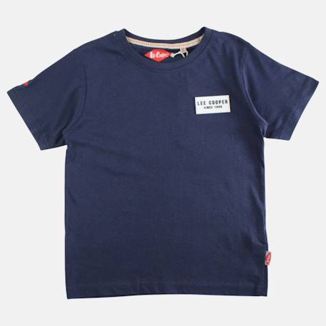 T shirt garçon manches courtes Beige+Gris+Marine+Noir+Vert 14 - vertbaudet enfant 