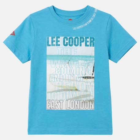 T shirt garçon manches courtes imprimé Beige+Bleu+Gris+Marine+Noir 7 - vertbaudet enfant 