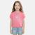 T shirt fille manches courtes Beige+Fushia+Gris+Rose 5 - vertbaudet enfant 