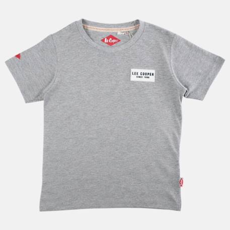 T shirt garçon manches courtes Beige+Gris+Marine+Noir+Vert 9 - vertbaudet enfant 