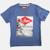 T shirt garçon manches courtes imprimé Bleu+Gris+Kaki+Kaki foncé+Rouge 2 - vertbaudet enfant 