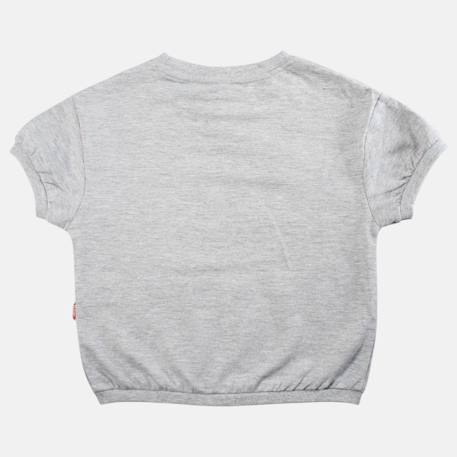 T shirt fille manches courtes Beige+Fushia+Gris+Rose 12 - vertbaudet enfant 