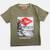 T shirt garçon manches courtes imprimé Bleu+Gris+Kaki+Kaki foncé+Rouge 11 - vertbaudet enfant 