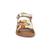 Sandales bébé mo cloflore Blanc+Or clair 10 - vertbaudet enfant 