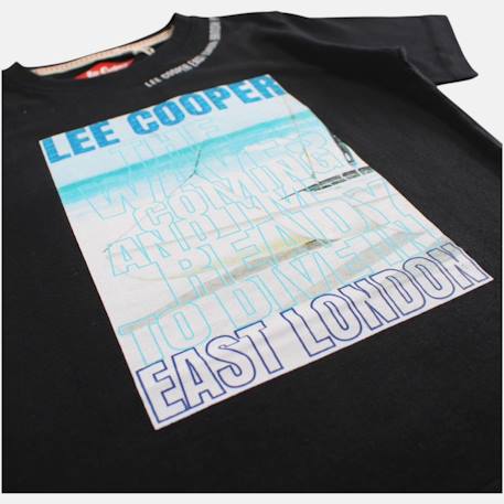 T shirt garçon manches courtes imprimé Beige+Bleu+Gris+Marine+Noir 21 - vertbaudet enfant 