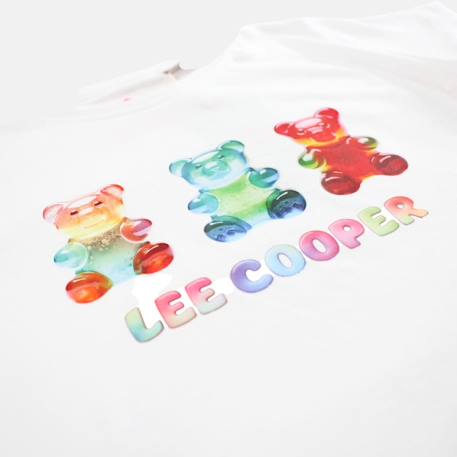 T shirt fille manches courtes Blanc+Marine+Orange+Rose 4 - vertbaudet enfant 