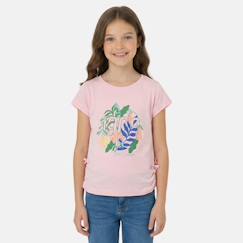 T shirt fille manches courtes  - vertbaudet enfant