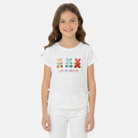 Fille-T-shirt, sous-pull-T shirt fille manches courtes