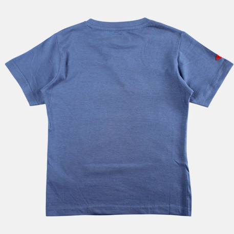 T shirt garçon manches courtes imprimé Bleu+Gris+Kaki+Kaki foncé+Rouge 3 - vertbaudet enfant 