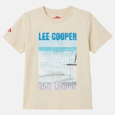 T shirt garçon manches courtes imprimé Beige+Bleu+Gris+Marine+Noir 3 - vertbaudet enfant 
