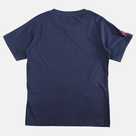 T shirt garçon manches courtes imprimé Jaune+Kaki+Marine+Noir+Orange 12 - vertbaudet enfant 