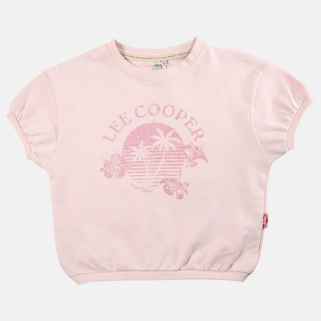 T shirt fille manches courtes Beige+Fushia+Gris+Rose 15 - vertbaudet enfant 