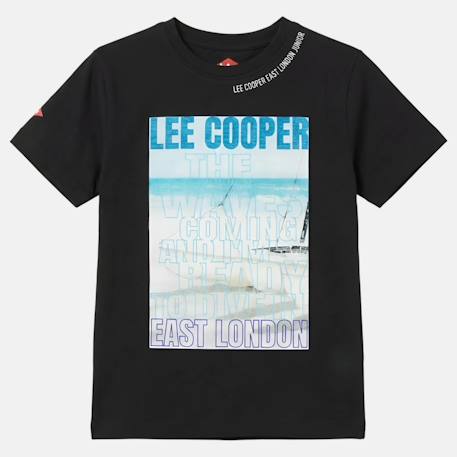 T shirt garçon manches courtes imprimé Beige+Bleu+Gris+Marine+Noir 19 - vertbaudet enfant 