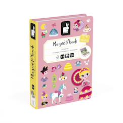 Jouet-Magnéti'book princesses, 55 magnets
