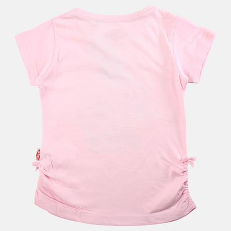 T shirt fille manches courtes Blanc+Marine+Orange+Rose 16 - vertbaudet enfant 