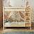 Pack lit superposé séparable avec 2 matelas bois massif aaron Blanc+Bois naturel 9 - vertbaudet enfant 