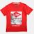 T shirt garçon manches courtes imprimé Bleu+Gris+Kaki+Kaki foncé+Rouge 19 - vertbaudet enfant 
