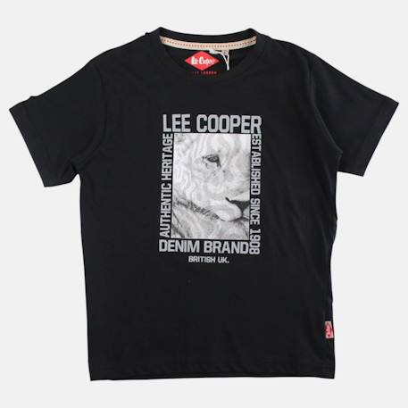 T shirt garçon manches courtes imprimé Jaune+Kaki+Marine+Noir+Orange 15 - vertbaudet enfant 