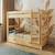 Pack lit superposé séparable avec tiroirs et 2 matelas bois massif aaron Blanc+Bois naturel 10 - vertbaudet enfant 