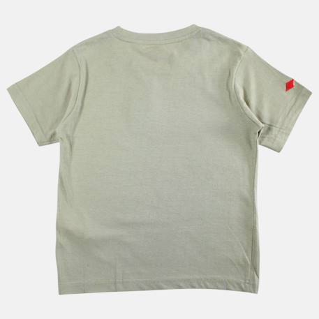 T shirt garçon manches courtes imprimé Jaune+Kaki+Marine+Noir+Orange 8 - vertbaudet enfant 