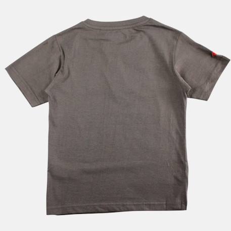 T shirt garçon manches courtes imprimé Bleu+Gris+Kaki+Kaki foncé+Rouge 16 - vertbaudet enfant 