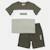 Ensemble garçon composé d un t shirt manches courtes et d un short Beige+Kaki+Marine+Noir 10 - vertbaudet enfant 