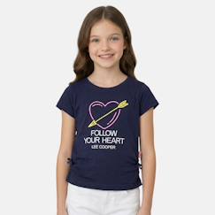 -T shirt fille manches courtes