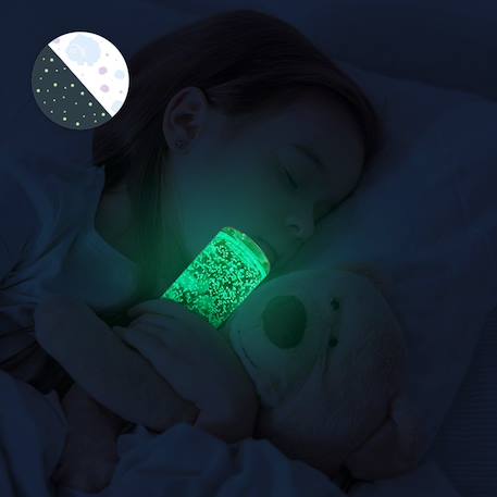 Bouteille sensorielle phosphorescente Blanc, moutons 5 - vertbaudet enfant 