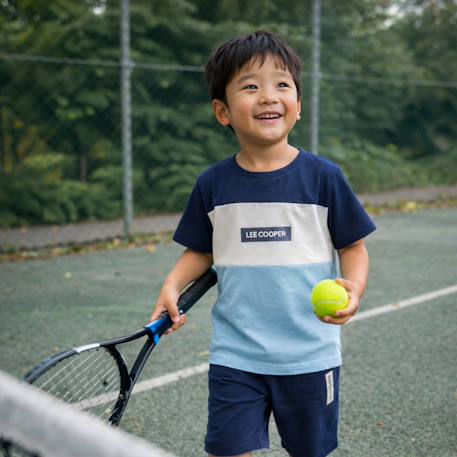 Ensemble garçon composé d un t shirt manches courtes et d un short Beige+Kaki+Marine+Noir 14 - vertbaudet enfant 