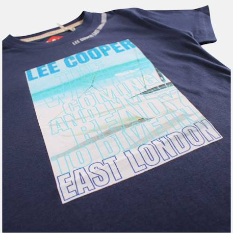 T shirt garçon manches courtes imprimé Beige+Bleu+Gris+Marine+Noir 17 - vertbaudet enfant 