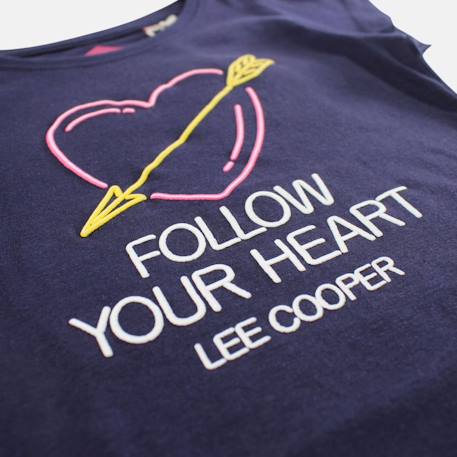 T shirt fille manches courtes Blanc+Marine+Orange+Rose 8 - vertbaudet enfant 