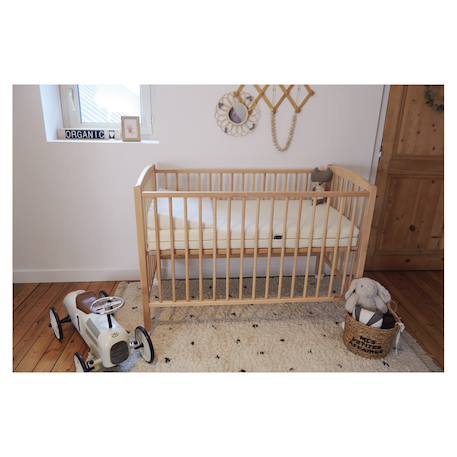 Plan incliné 10° coton bio pour lit 60x120cm Blanc 3 - vertbaudet enfant 