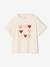 T-shirt manches courtes cœurs écru 1 - vertbaudet enfant 
