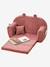 Canapé chauffeuse ours velours rose 4 - vertbaudet enfant 