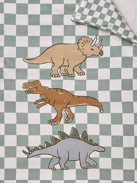 Sac de couchage enfant dinosaure carreaux vert 5 - vertbaudet enfant 