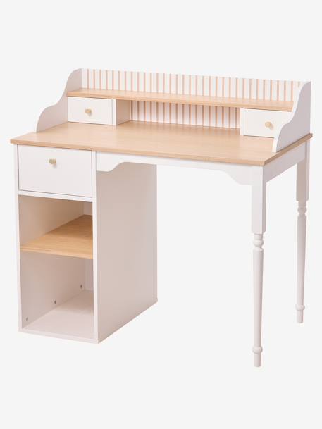 Bureau enfant bois avec rangements écru 9 - vertbaudet enfant 