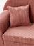 Canapé chauffeuse ours velours rose 5 - vertbaudet enfant 