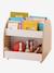 Rangement livres et jouets à roulettes YEL blanc 2 - vertbaudet enfant 