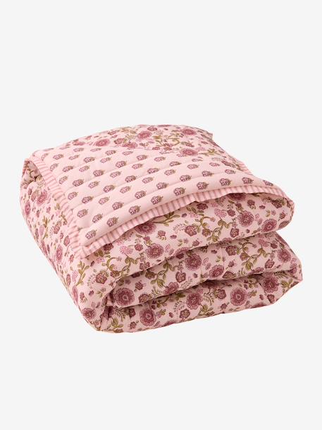 Tapis de sol enfant en coton rose imprimé 1 - vertbaudet enfant 
