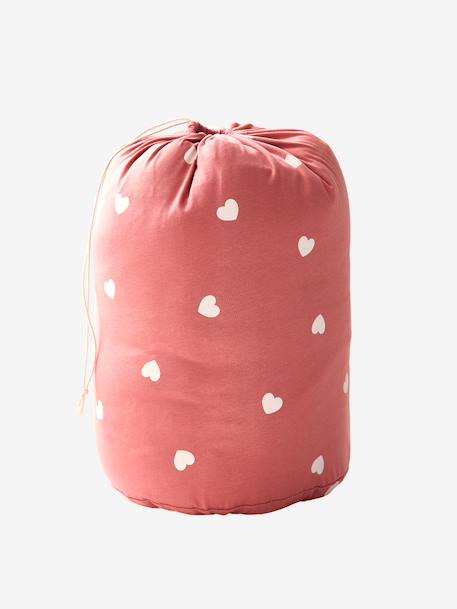 Sac de couchage coton cœur vieux rose 4 - vertbaudet enfant 