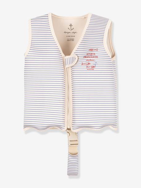 Gilet de flottaison enfant rayé rayé bleu 1 - vertbaudet enfant 