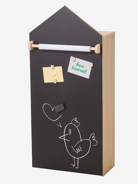 Bibliothèque rangement ardoise maison ARTISTE bois 4 - vertbaudet enfant 