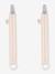Lot 2 attaches tétines beige+rose 3 - vertbaudet enfant 
