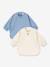 Lot 2 bavoirs avec manches bleu+rose 1 - vertbaudet enfant 