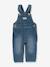 Salopette bébé denim denim bleached 1 - vertbaudet enfant 
