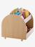 Rangement livres et jouets à roulettes YEL blanc 3 - vertbaudet enfant 