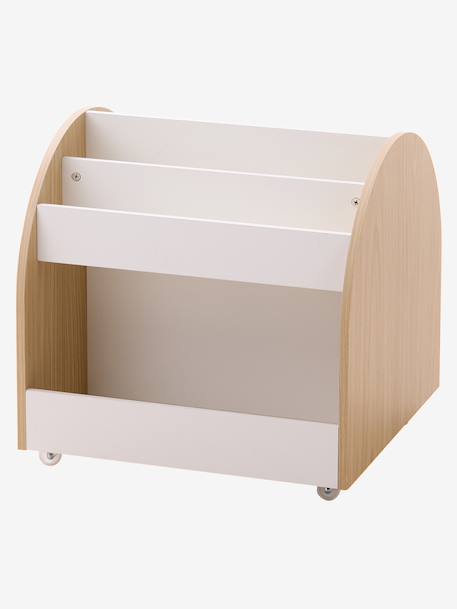 Rangement livres et jouets à roulettes YEL blanc 4 - vertbaudet enfant 