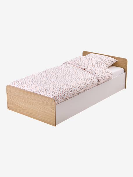 Lit enfant coffre rangement bois 90x190cm blanc 5 - vertbaudet enfant 