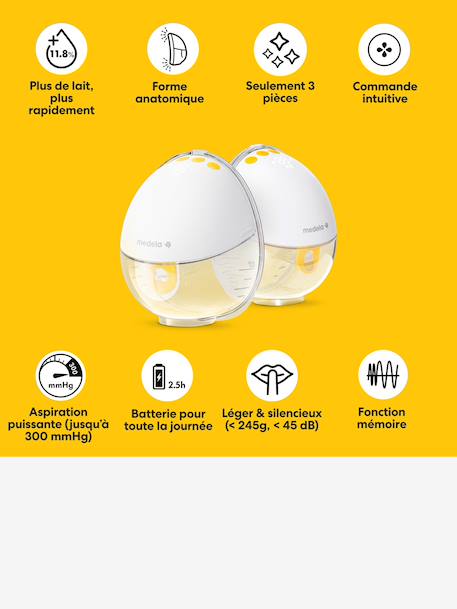 Tire-lait électrique double Motion InBra transparent 4 - vertbaudet enfant 