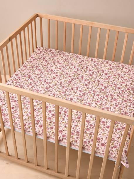 Tapis de sol enfant en coton rose imprimé 4 - vertbaudet enfant 